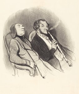 Les Fumeurs de Hadchids - Honoré Daumier