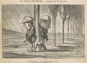 Les Jolis Chasseurs - Honoré Daumier