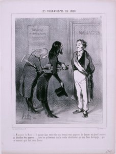 Les Philantropes du Jour: Monsieur le Maire…De passage dans votre ville… - Honoré Daumier