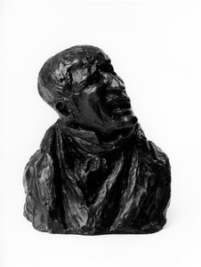 Les bustes chargés des « Célébrités du Juste Milieu » Portrait présumé (caricature) par Pierre Nicolas Berryer (1757-1841), avocat. Le snaggy. Sculpture par Honoré Daumier (1808-1879) 19ème siècle. Inv L 48.22 Dim en cm H 15 x L 1 Musée des Beaux-Arts - Honoré Daumier