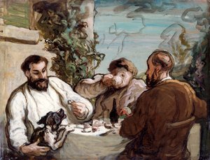 Déjeuner à la campagne, vers 1868 - Honoré Daumier