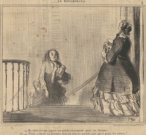 Ma chère, je vous apporte une potiche - Honoré Daumier