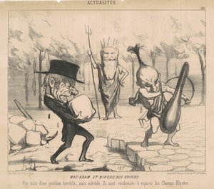 Mac-Adam [sic] et Bineau aux enfers. Par suite d