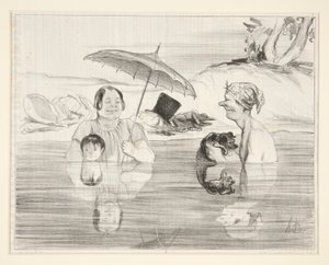 Mme. Greluche: Oh Gustave, qu - Honoré Daumier
