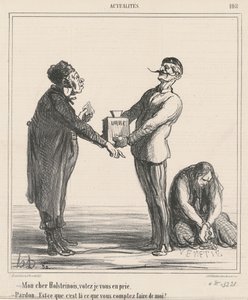 Mon cher Holsteinois, votez je vous en prie - Honoré Daumier