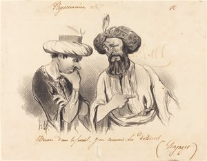 Nourri dans le sérail - Honoré Daumier