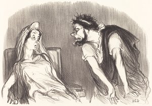Œdipe - Honoré Daumier
