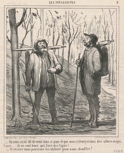 On nous avait dit de venir dans ce pays ... - Honoré Daumier