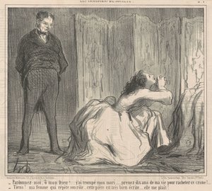 Pardonnez-moi, ô mon dieu! ... - Honoré Daumier