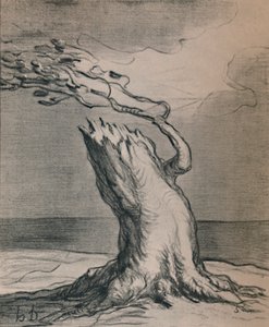 Pauvre France ! Le tronc est foudroyé, 1871, 1946 - Honoré Daumier