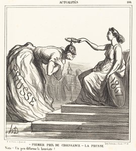 Premier prix de croissance - La Prusse - Honoré Daumier