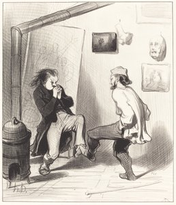 Quand on a brûlé son dernier chevalet! - Honoré Daumier