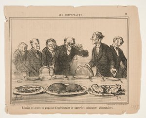 Réunion de savants - Honoré Daumier
