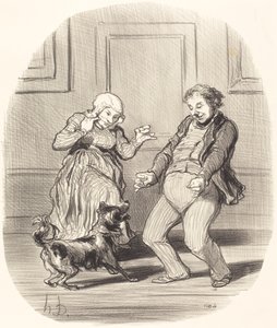 Se réjouissant... de la fin de la Canicule - Honoré Daumier