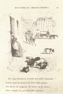 Souvenirs du Choléra-Morbus, 1840 - Honoré Daumier