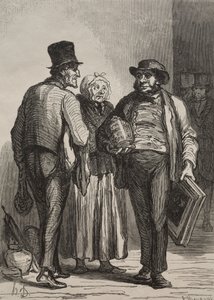 La salle des ventes : Les marchands
