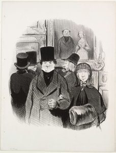 Les beaux jours de la vie, planche 59 : Quand son portrait est au Salon, 1845