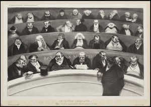 Le Ventre législatif - Honoré Daumier