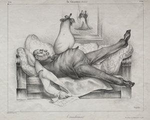 Le Cauchemar - Honoré Daumier