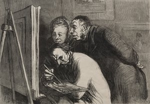 Les peintres : Les peintres et le bourgeois