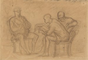 La lecture - Honoré Daumier