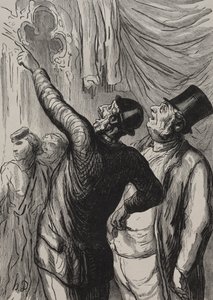 Exposition universelle: Un vrai guide - Honoré Daumier