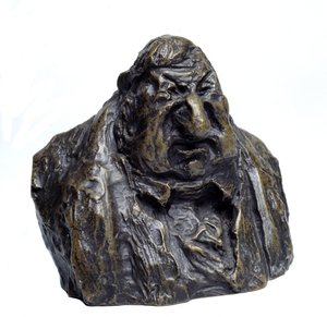 Les bustes chargés des "Célébrités du Juste Milieu" Caricature de Jean Marie Fruchard (1786-1872), député. Le Dégoût personnifié. Sculpture par Honoré Daumier (1808-1879) 19e siècle Musée des Beaux-Arts, Palais Longchamp, Marseille - Honoré Daumier