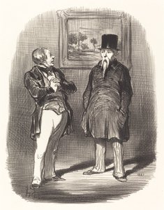 Tiens... je ne te reconnaissais pas... - Honoré Daumier