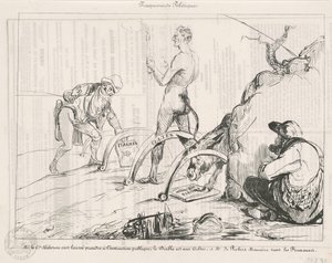 Traquenards politiques - Honoré Daumier
