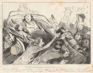 Triomphe de la probité politique commerciale - Honoré Daumier