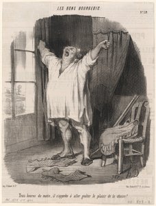 Trois heures du matin... - Honoré Daumier