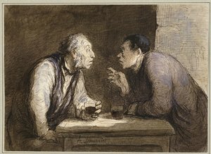 Deux buveurs, vers 1857-69