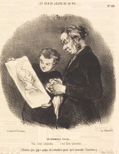 Un Hommage filial - Honoré Daumier