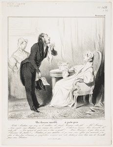 Un Homme Sensible (Caricaturana 43) - Honoré Daumier