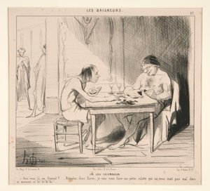 Un Joli Calembour. Avez-vous du six, Général? - Honoré Daumier