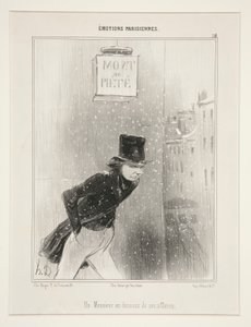 Un Monsieur au dessous de ses affaires - Honoré Daumier