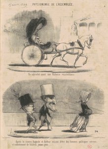 Un cabriolet ayant une fâcheuse ressemblance... - Honoré Daumier