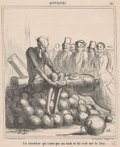 Un inventeur qui craint que son fonds ne lui reste... - Honoré Daumier