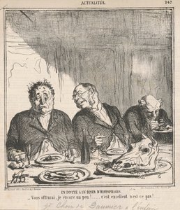 Un invité à un dîner d