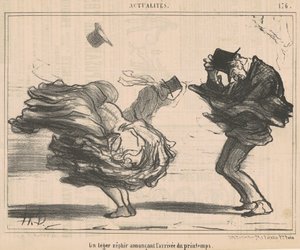 Un léger zéphyr annonçant l