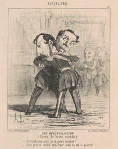 Une réconciliation, scène de haute comédie