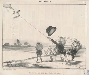 Un service... pas facile à rendre - Honoré Daumier