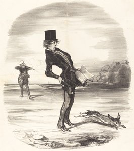 Une Charge déplacée - Honoré Daumier