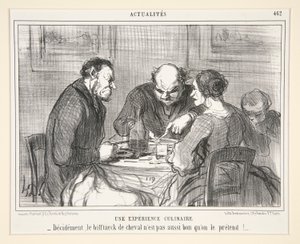 Une Expérience Culinaire: Décidément, le bifteck de cheval n