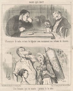 Une boisson qui ne monte jamais à la tête - Honoré Daumier