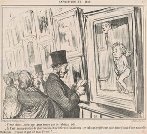 Viens donc ..., mon ami, je ne trouve pas ... - Honoré Daumier