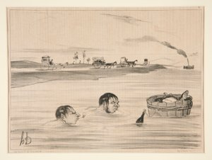 Voyage à St. Cloud - Honoré Daumier