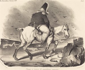 Voyage à travers les populations empressées - Honoré Daumier