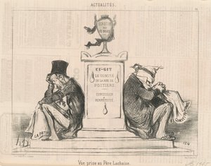 Vue prise au Père Lachaise - Honoré Daumier