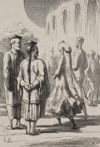Qui sont les vrais Chinois? - Honoré Daumier